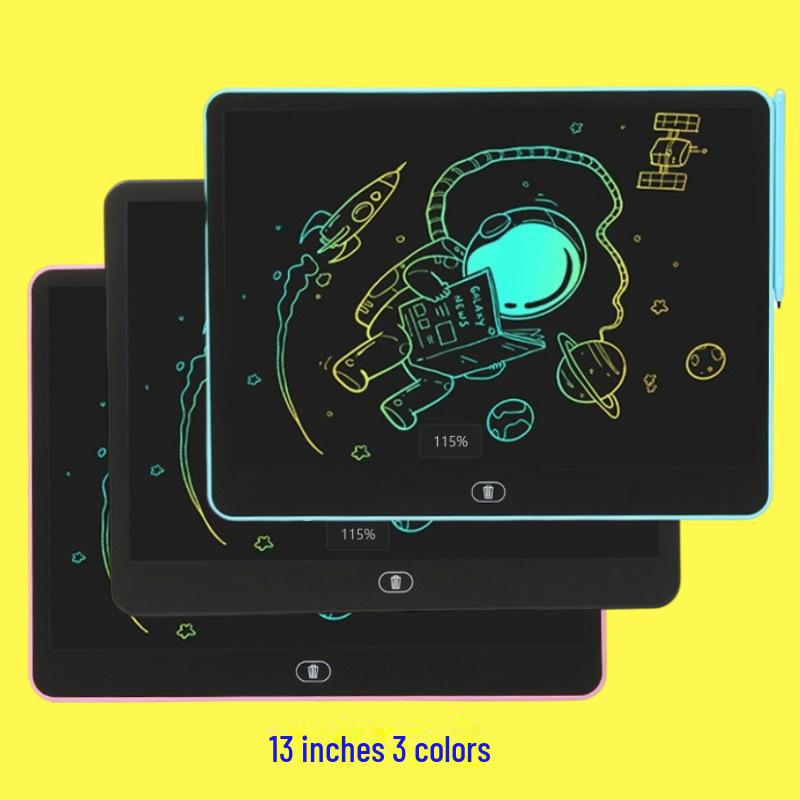 LCD Writing Tablet - 8.5/10/12/16 inch, Color Screen, for Kids' Drawing and Writing