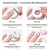 Magnete per Unghie Cat Eye Rotante Effetto Luce Ampia Perline di Vetro Multifunzionale Forte Automatico Magnetico per Unghie Artistiche per Smalto Gel