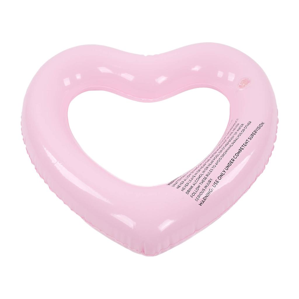 Heart Shaped Swimming 45cm Thick Tear Resistant PVC Material Inflatable Pool Rings for Pool Party Beaches