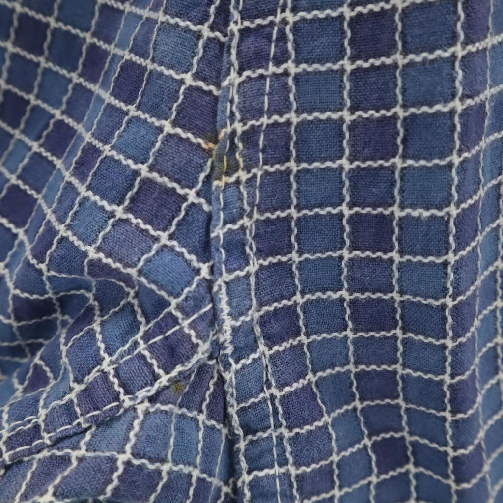 Gramicci Check Pattern Easy pants S Blue Outdoors Men's Used