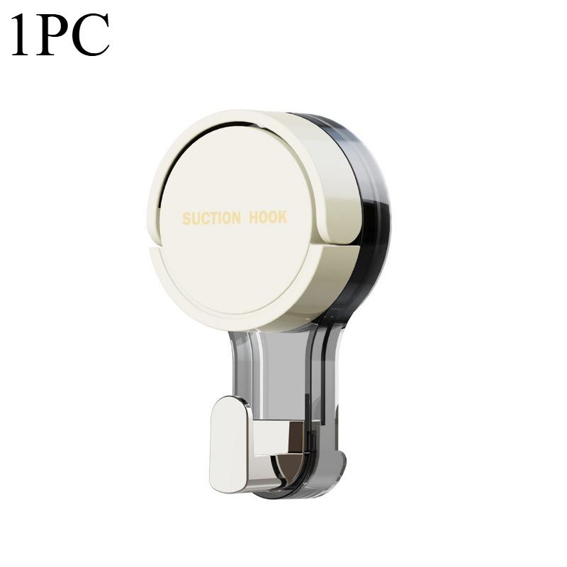 

Крючки на присосках Мощный вакуумный водонепроницаемый присоска Крючок Вешалка для ванной комнаты Кухонные полотенца Настенный крючок Держатель для хранения Организация white,1pc