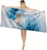 1 Stück Handtuch Nieder Pferd Blumen Malerei Kunst für Familie Freunde Schnelltrocknendes Strandhandtuch Für Yoga Tourismus Strand GYM Camping Schwimmen