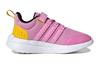 LEGO x Adidas Neo Racer TR21 Mesh Abrasion Resistant Low top Kids' Running Shoes Pink Yellow Kids' ID7366