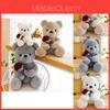 Zacht En Knuffelbaar Witte Teddybeer Pluche Speelgoed Cadeau Voor Valentijnsdag En Verjaardagen