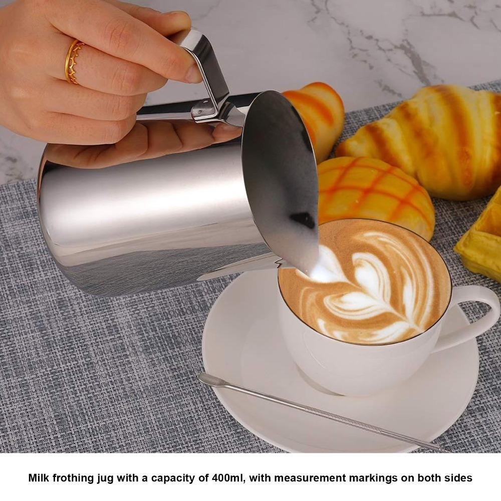 With Scale Frothing Pitcher Pointed Spout Frothing Jug Frothing Cup Milk Steaming