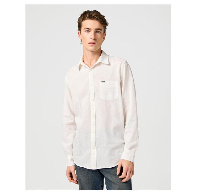 

Рубашка Wrangler 1 PKT SHIRT WHITE EU 3XL