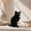 Minimalist Cat Statue Ornaments Kitten Sculpture Creative Tabletop Decoration  Window Decor
