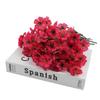 Purple Artificial Spring Flowers Lifelong UV Resistant Fake Plastic Plants for Outdoor Home Decor Garden Beds Patio Kit