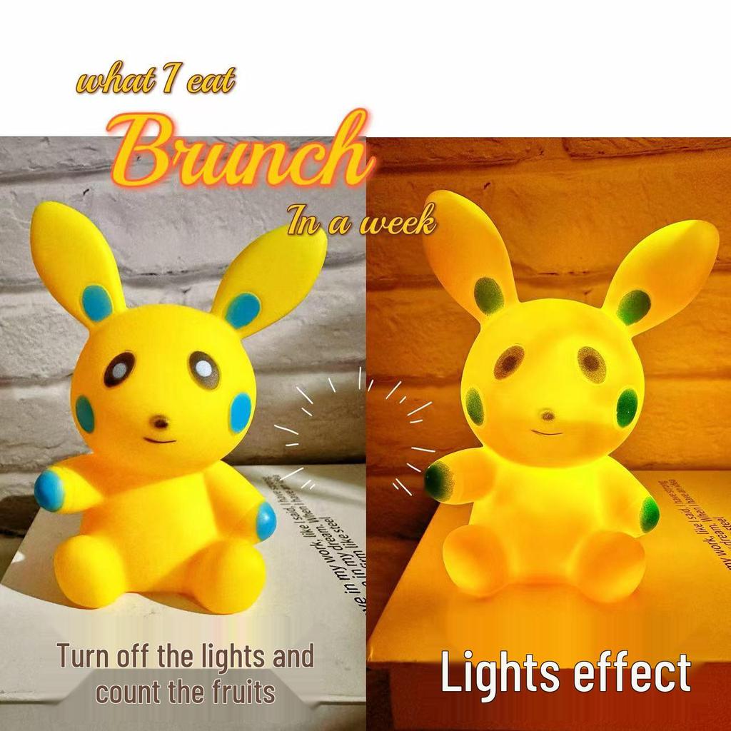 Pokemon Pikachu Night Light - Unique Holiday or Birthday Gift for Bedside Decor