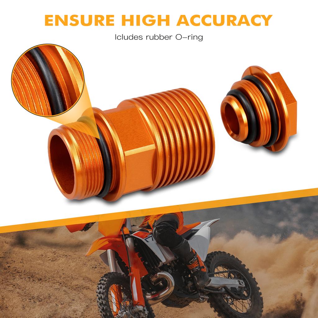 NICECNC For KTM EXC 300 2004-2016 EXCF 350 EXC 450 XCW 300 SXF 250 SXF 450 Rear Brake Reservoir Extension Fluid Cylinder Cap