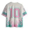 Fun "Let's Do " Adult Jersey T-shirt Funny Frog Duck Print Tshirt Mesh Breathable V-neck Short Sleeved Tee Couple Style Tops