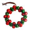 Christmas Craft Decoration Tree Bell Pendant with Lanyard, Ring Hanging for Metal Jingle Garland Holiday Home Decor, Multicolored Festive Bells
