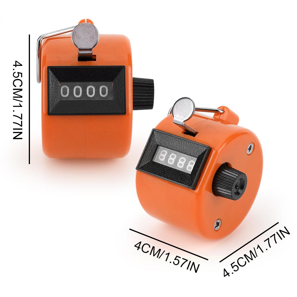 Digital Hand Tally Counter Handheld Tally Counter Tool 4 Digit Number Count Clicker Counter Hand Counter for Coaching Knitting