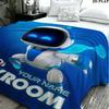 1PC ASTRO BOT Custom Name Patterned Flannel Blanket Suitable For All Seasons for Home Decor Warmth and Comfort Gifts Holiday Present