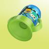 Baby Sip Cup with 360Degree Rotating Lid Portable Easy Grip Handle Leakproof Cup Learning Drink Water Bottle