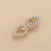 1 Pair New Brooches For Women's Clothing Cardigan Sweater Blouse Shawl Clips Shirt Collar Flower Pattern Clasps