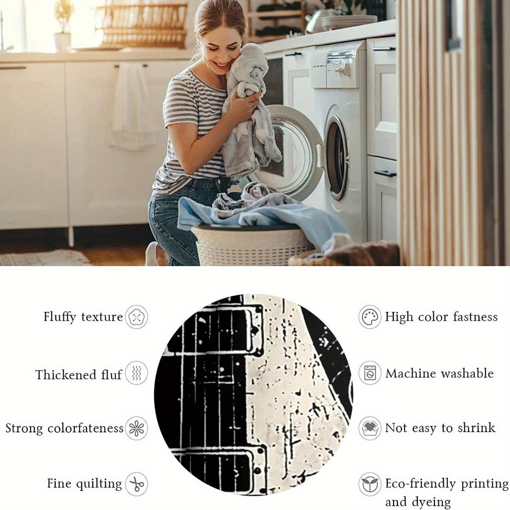 Modern Guitar Pattern Flannel printed blanket suitable for all seasons suitable for living room office sofa and travel 180x250CM