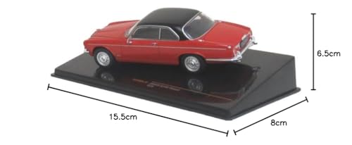 Ixo Model B Jaguar XJ12C Coupe 76 Red Black Roof 1/43 CLC486N
