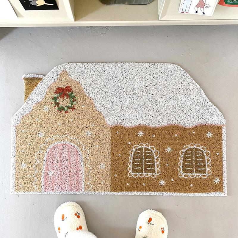 Cartoon Coir Door Mat: Cute, Anti-Slip, Dirt-Resistant, Dust Removal, Cuttable PVC Mat