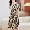 Elastic Satin Silk Dress Women's Summer Dress Light Luxury Design Mulberry Silk Skirt