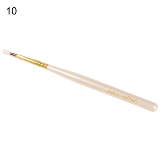 Štetec na nechty Jednoduché použitie Ručný Opakovane použiteľný Univerzálny UV gél 3D štetce pre ženy