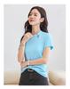 Chinese & Korean Style Slim Fit Short Sleeve Women's Cotton T-shirt - Comfortable & Versatile