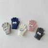 3-7Y Autumn Winter Children's Funny Gloves Autumn Winter Boys and Girls' Fingered Warm Knitted Woolen Five Finger Baby Gloves