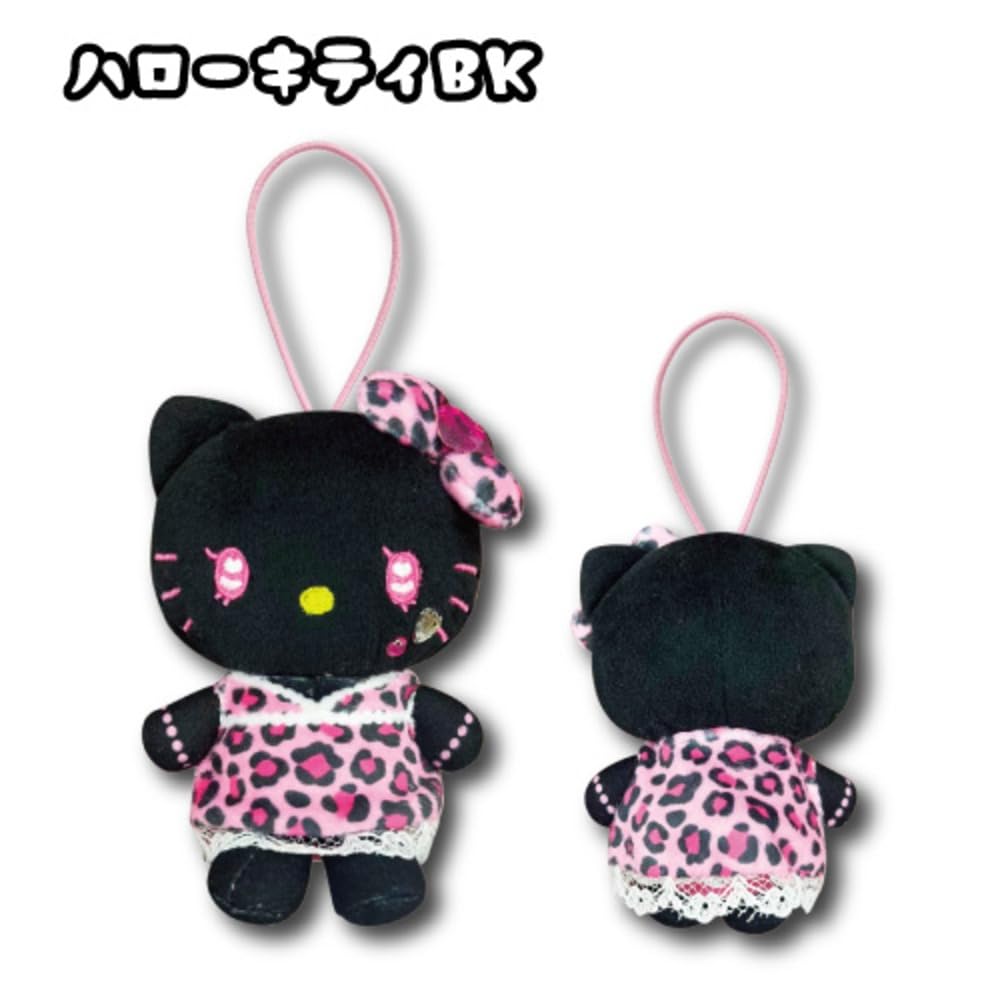 Hatayama Shoji Sanrio Gal Series 3 Mini Mascot Hello Kitty Y2K Black White Brown 4 Colors Cute Keychain Charm H10cm 63203605 Approx.