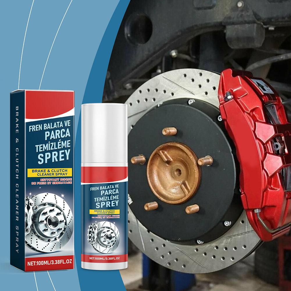 100ml Car Brake Cleaner Iron Remover Wheel Cleaner Brake Cleaner Spray Reduces Brake Noises Polishing And Maintenance Cleaner