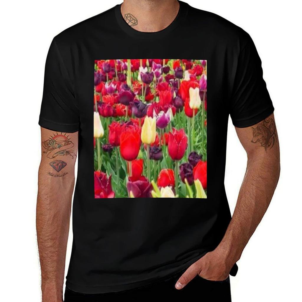 Tulips TShirt Unisex T Shirt Graphic TShirt