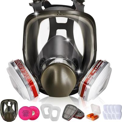 Masque Respiratoire Intégral Anti-Formaldéhyde pour la Protection contre les Gaz Chimiques et la Poussière