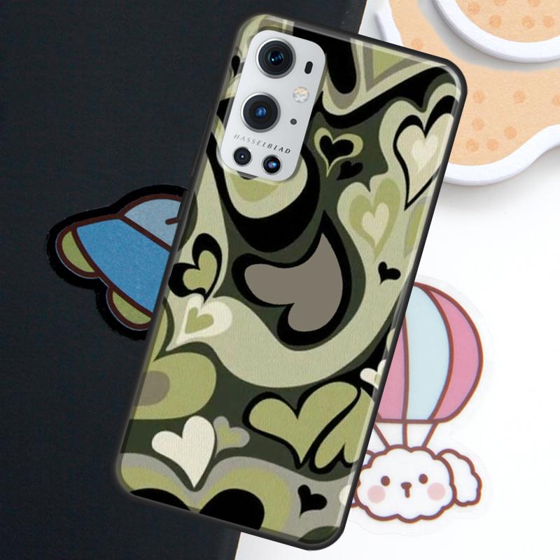 Purple Heart Swirl Aesthetic For Realme GT7 GT6 15 Pro 10 11 12 14 13 Pro Plus C75 C71 C65 C55 C63 C61 C53 C67 C35 Case