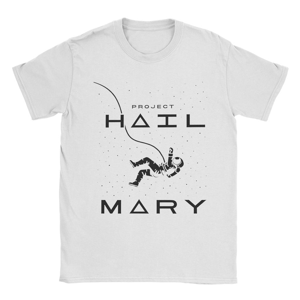 New Arrival Project Hail Mary SciFi Movie T Shirt for Unisex Women 100 Cotton Tshirts Short Sleeve Tops