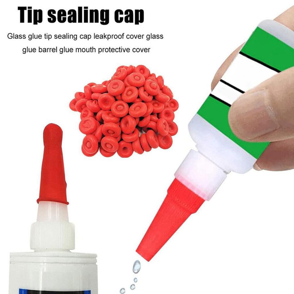 Reusable Latex Caulk Tube Caps Caulk Saver Caulking Tube Sealing Caps For Air Tight Seal And Caulking Maintenance