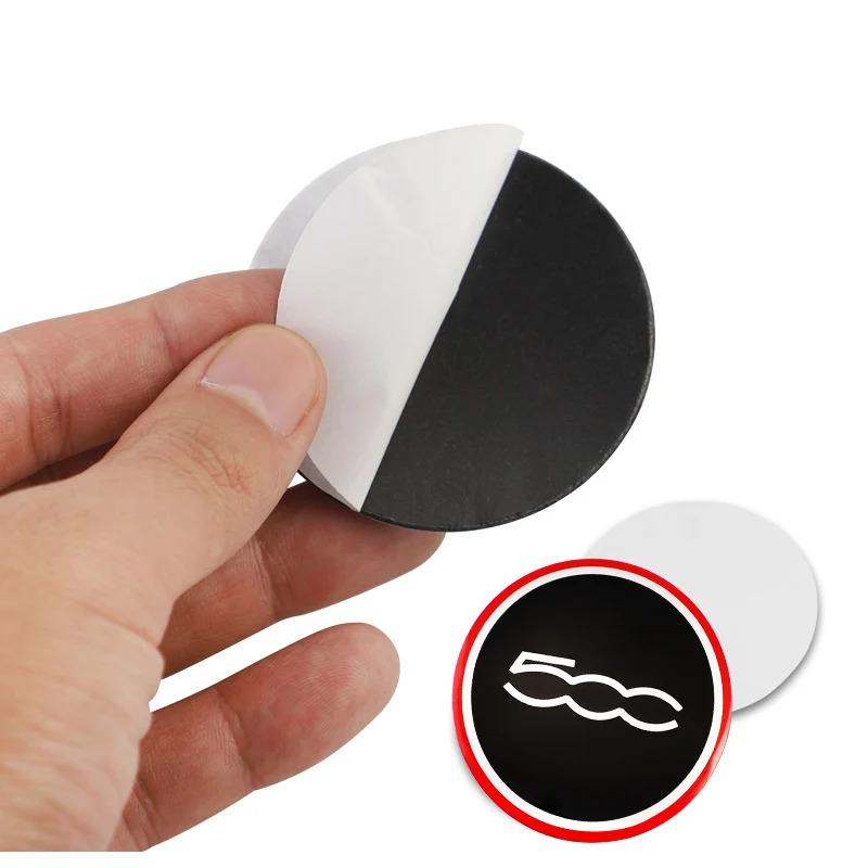 56-65mm Car Wheel Center Hub Cap Emblem Sticker Accessories For Fiat Abarth 500 Tipo FR Punto Ducato Stilo Palio Pondo Bravo