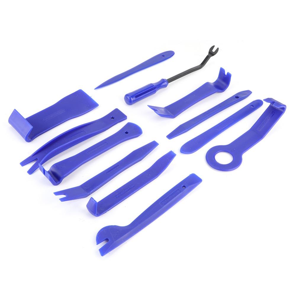 12PCS Universal Auto Trim Removal Tool Kit Auto Clip Removal Pry Tool  Car Audio Installer