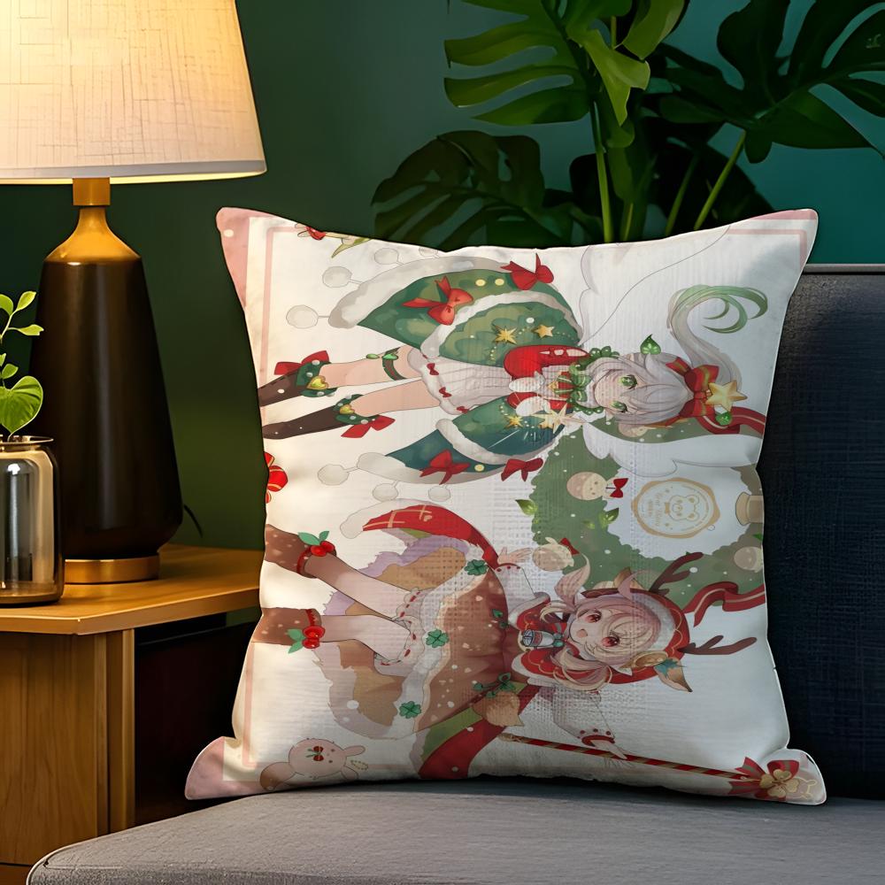Beautiful illustrations in cartoon books  Pillow Case Natural Linen Pillow Case DoubleSided Decor Sofa Pillowcase Home Decor