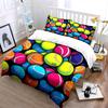 Colorful Tennis Balls Set For Practice Kid'S And Adults' Bedroom Decor, Exquisite Three-Piece Bedding Set Gift