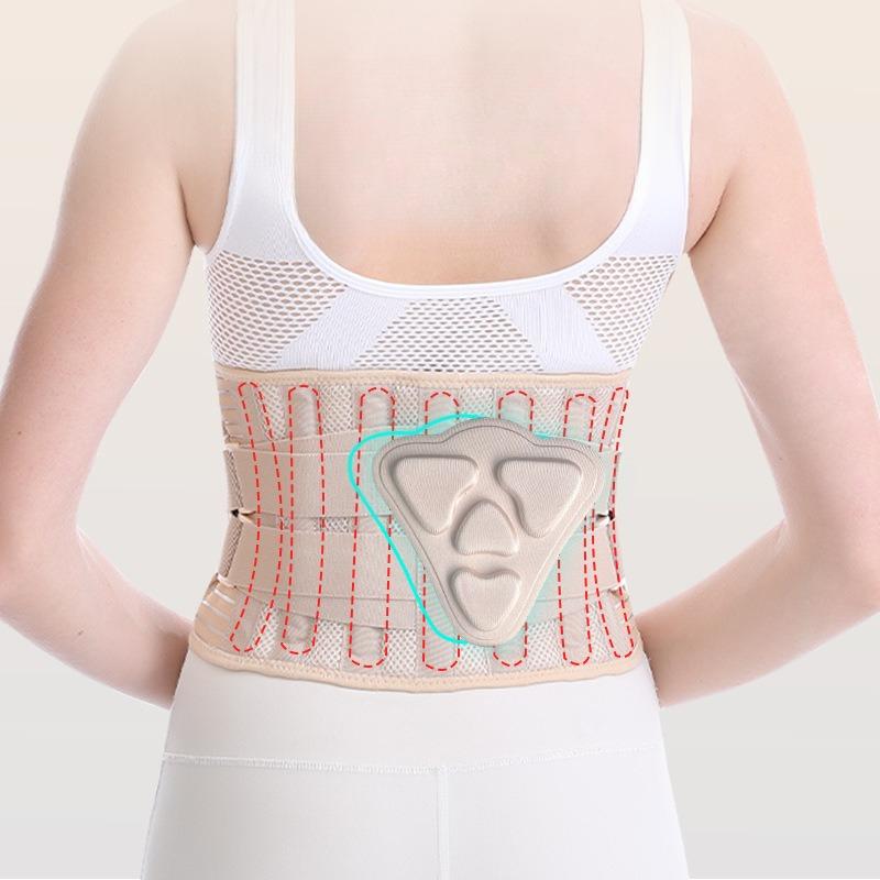 The Fixed Waist Support Belt with Waist Pad Is A Four Season Men's Double Layer Fitness Waist Support Belt