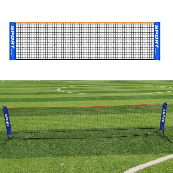 Badminton Net Thicker Foldable Easy Setup Nylon Sports Tennis Net for