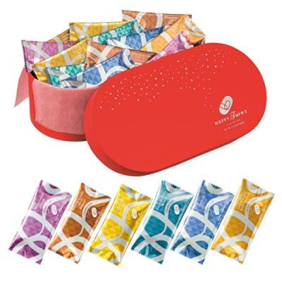 Angebot Happy Pop knusprig Typ 30 Stück brauner Zucker Zwiebel gesalzene Karamell Schokolade x 5 Stück mit Original Mini-Süßigkeiten 10/6 [Happy Turns] (Wasanbon,