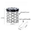 Camping Mini Heater Portable Stainless Steel Tent Stove Heating Cover for Hiking Traveling BBQ