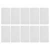 10 Pcs Augenbrauen Tätowierung Praxis Skins Silikon Reusable Doppelseitige Make-Up Praxis Skins für Beg