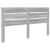 Headboard Grey Sonoma Wood Based Material