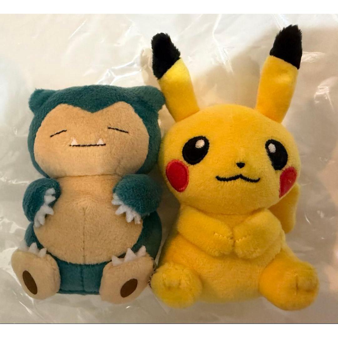 Pokemon petit stuffed toy Pikachu Snorlax