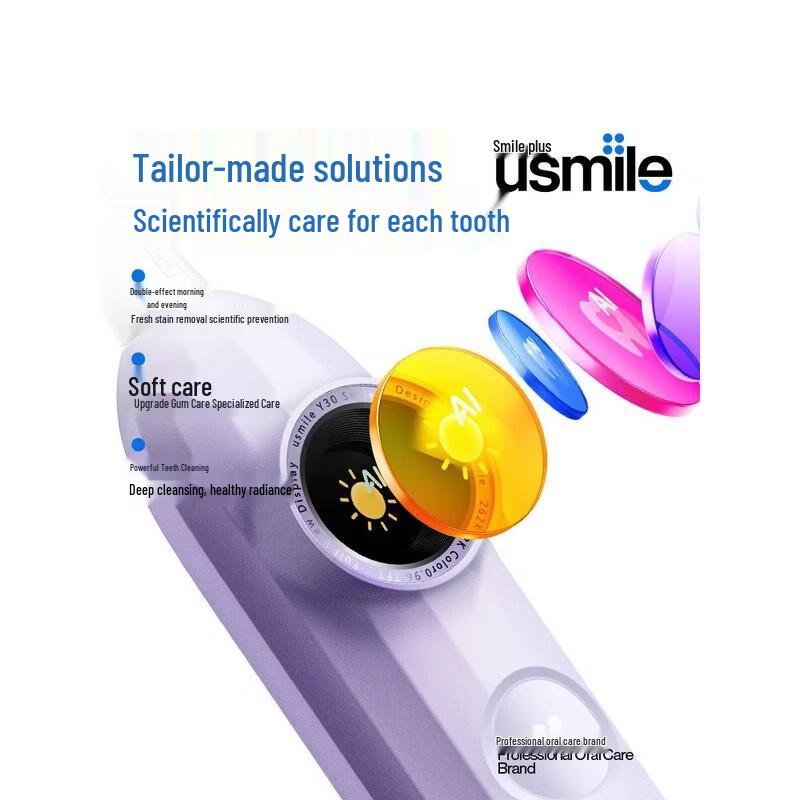 usmile Y30 AI Smart Electric Toothbrush CN plug (adapter included)