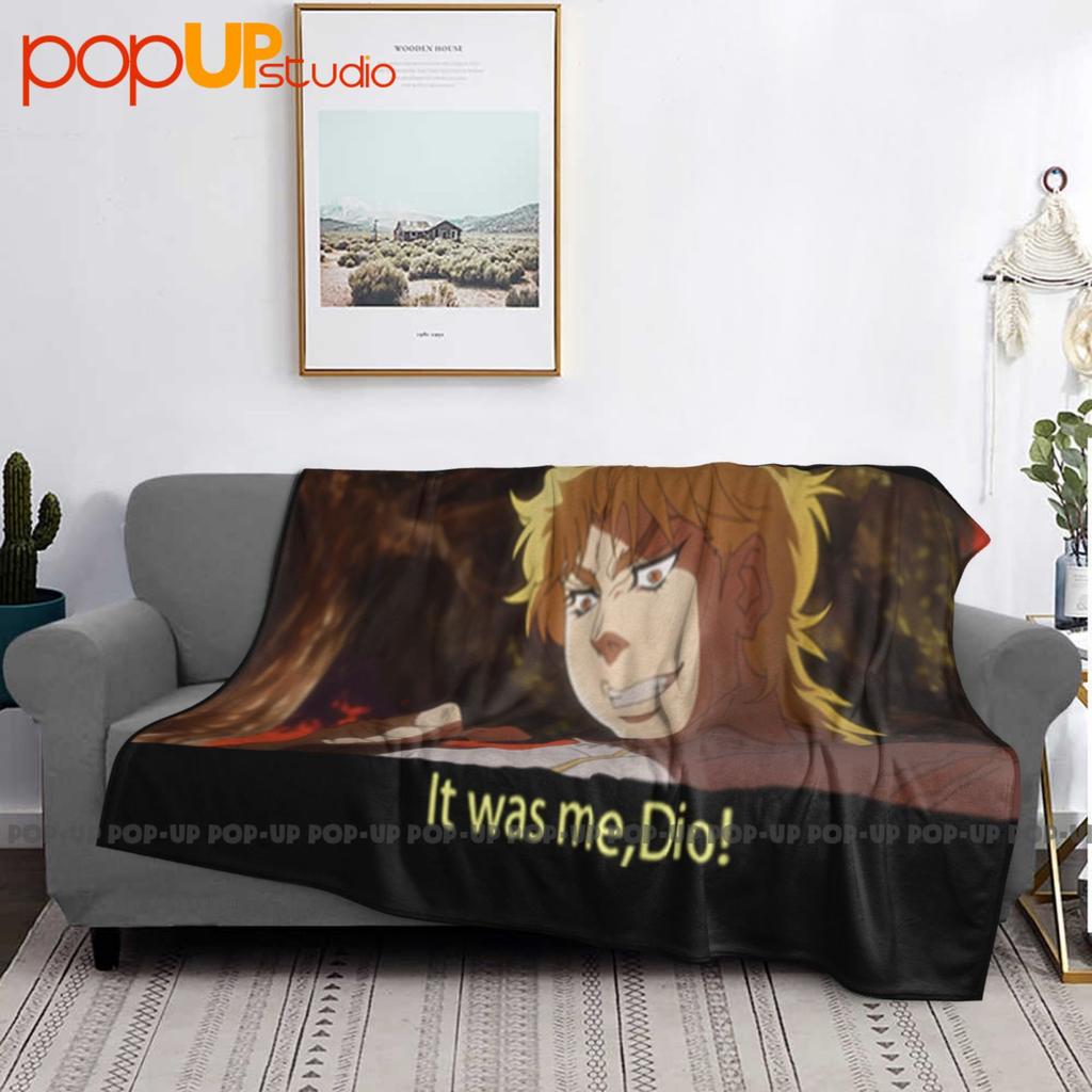 Jojo's Bizarre Adventure Phantom Blood Dio Brando Ultraweiche Decke Quilt Winter Sofaüberwurf Bettüberwürfe