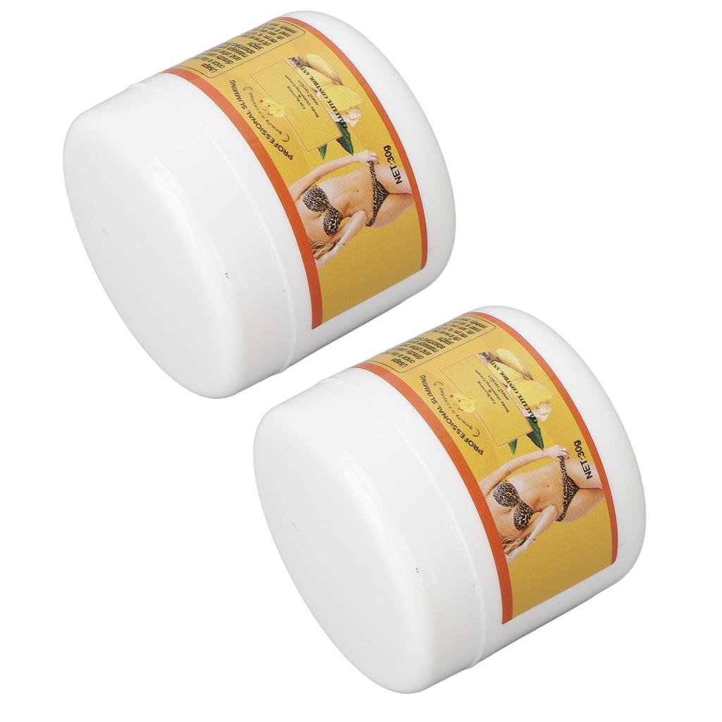 2 Buc. 30g Cremă cu Ghimbir pentru Arderea Grăsimilor, Cremă de Masaj pentru Slăbit și Pierdere în Greutate pentru Brațe, Abdomen și Coapse