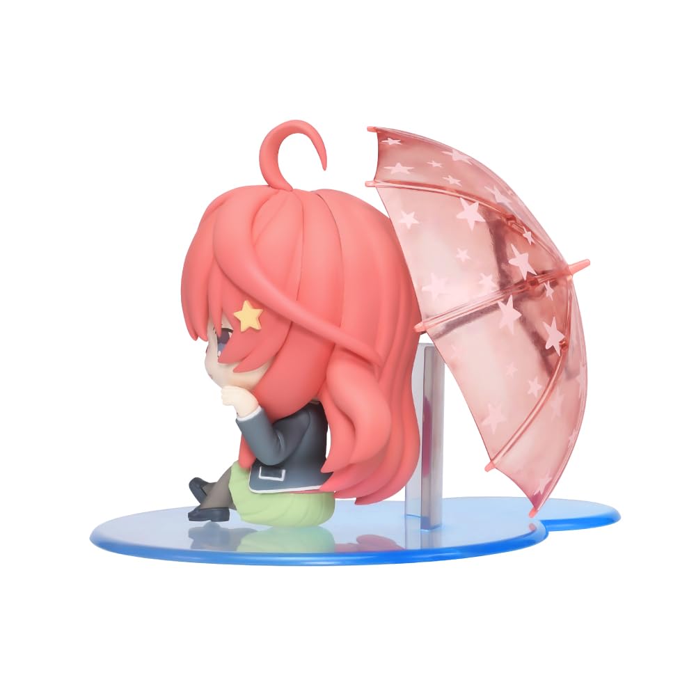 Algernon Product TYNY SCENE Umbrella Girl The Quintessential Quintuplets Nakano Satsuki Approximately 89mm Tall Made of Soft and - - - - Vinyl, ABS,