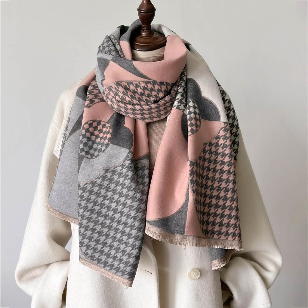 Autumn Winter Women Scarf Design Pladi Imitation Cashmere Pashmina Soft Warm Shawls Wraps Bufanda Echarpe Poncho Blanket